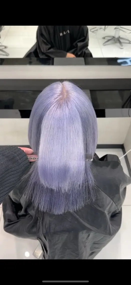 【ペールトーン💜】2ブリーチ➕カラー➕トリートメントの写真