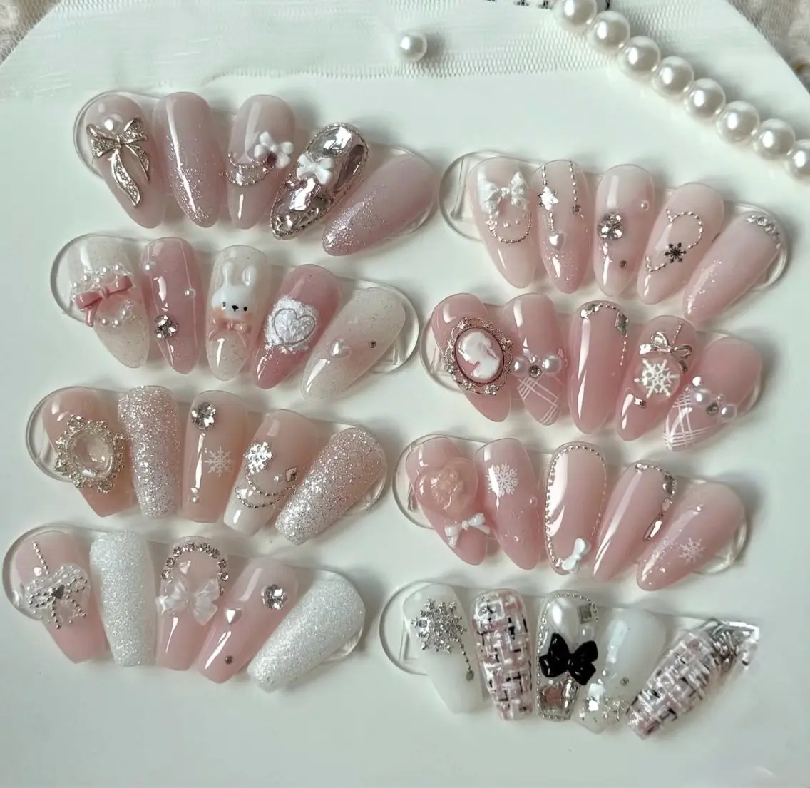 ネイル 韓国ネイル 持ち込み 冬ネイル Nihonthy Nail 新宿のネイルデザイン