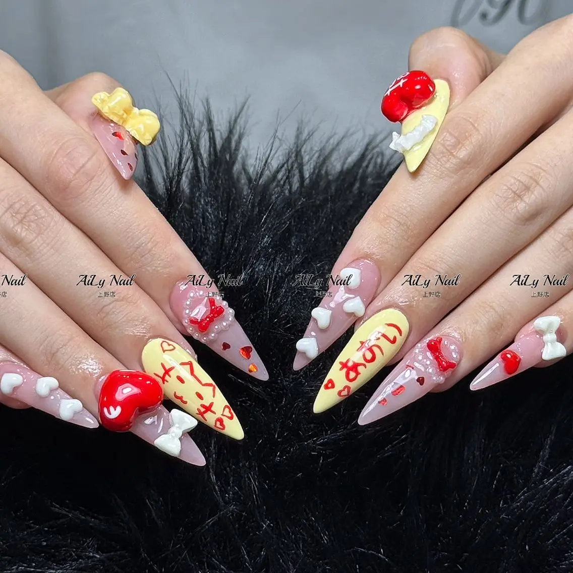 ネイル アートネイル ジェルネイル マグネットネイル ニュアンスネイル シンプルネイル ハンドネイル AiLy Nail 上野店のネイルデザイン