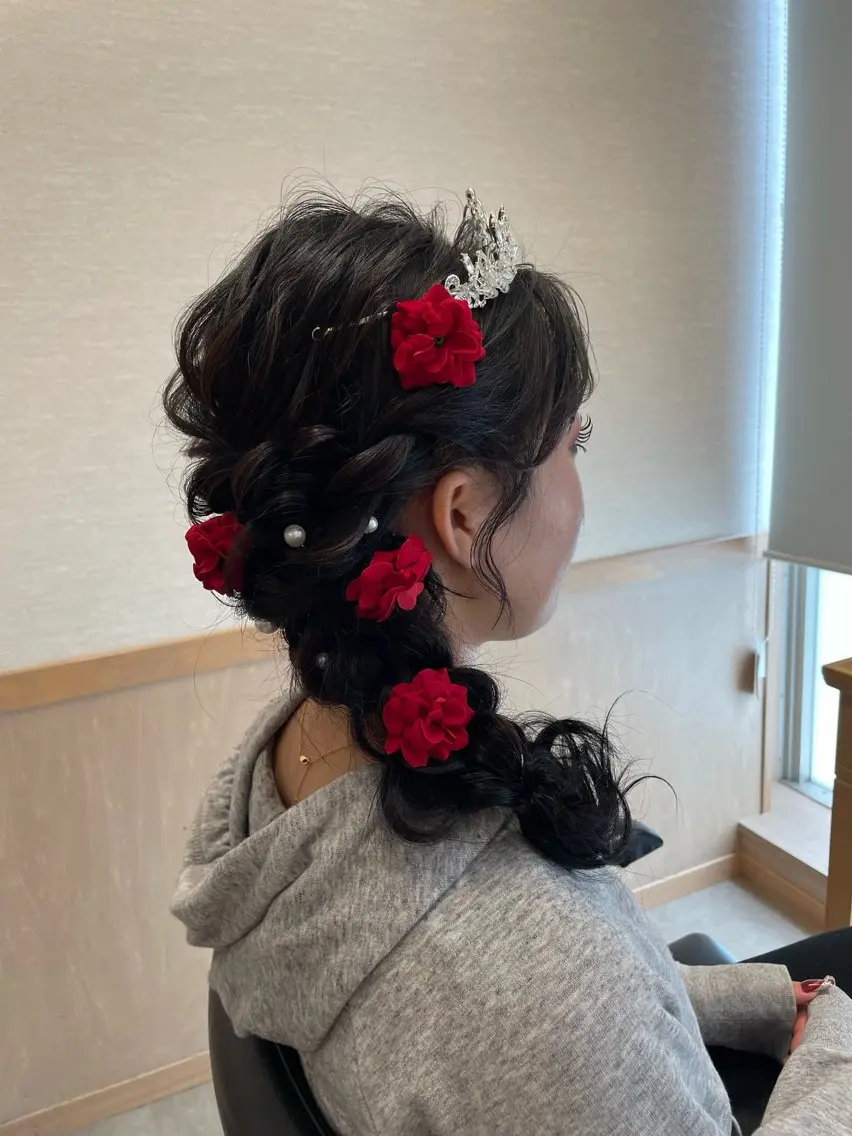 ロング ヘアアレンジ miho 🌼🌼🌼のヘアスタイル