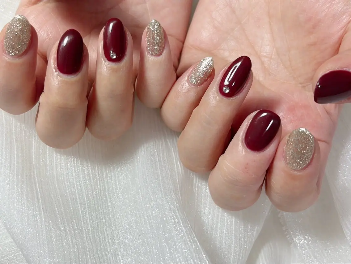 ネイル オーロラネイル フットネイル フレンチネイル ジェルネイル ハート ハンドネイル mogunail &blowのネイルデザイン
