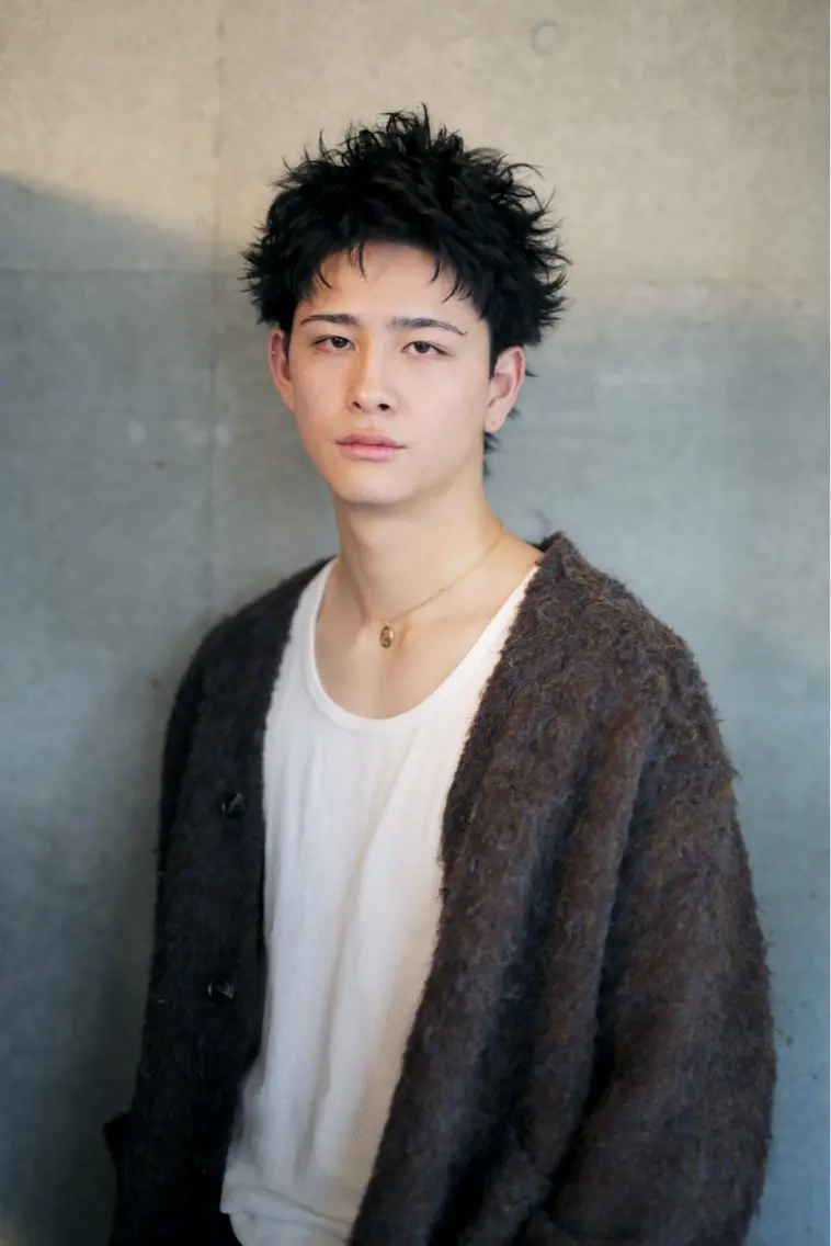 ショート メンズ カット ナガミ ショウのヘアスタイル