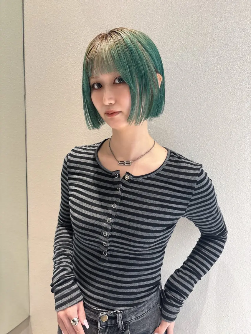 ショート カット ヘアカラー トリートメント ブリーチ🌟レイヤー 🎠KANON🎡のヘアスタイル