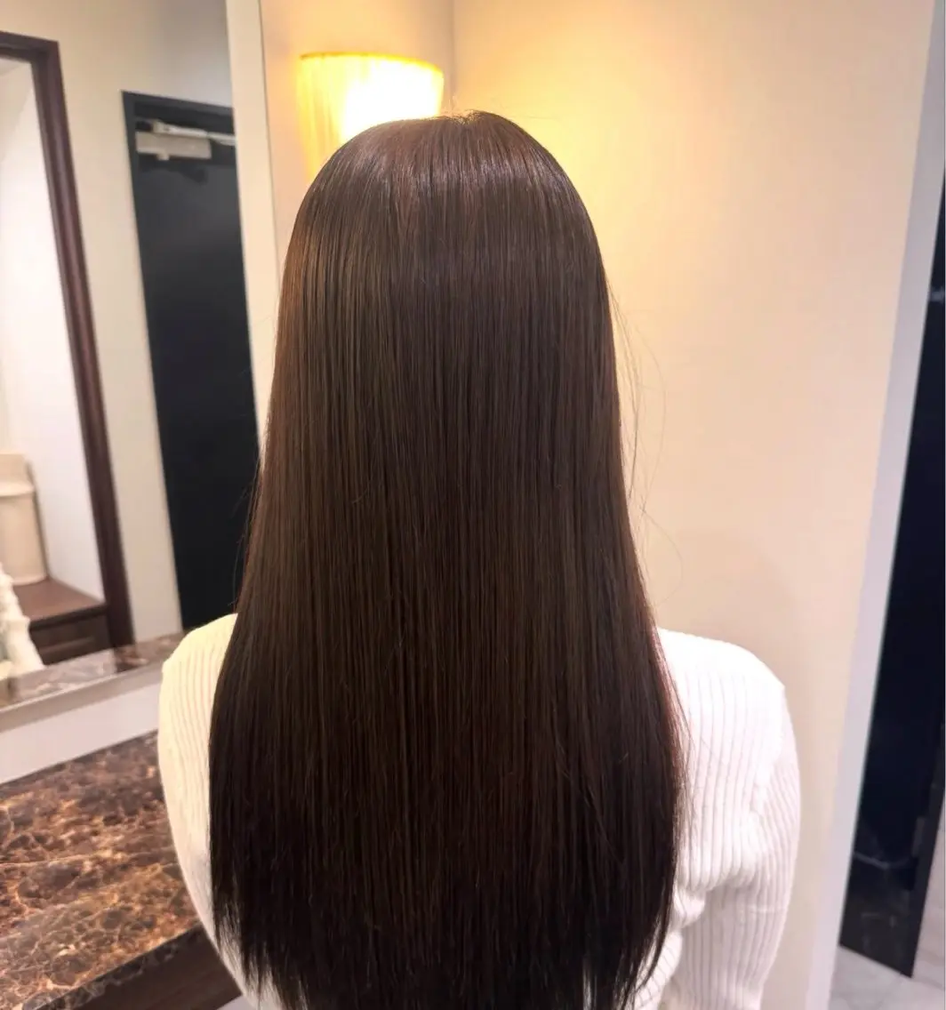 ロング カラー ブラウンカラー レイヤーカット カット ヘアカラー Ako  カット・ 縮毛矯正モデル募集のヘアスタイル