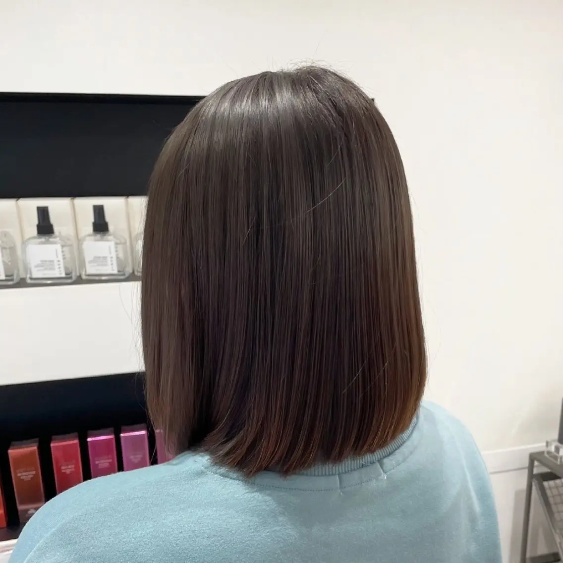 ショート カラー パーマ ヘアアレンジ メンズ キッズ ネイル マツエク・マツパ アイブロウ 髪質改善 トリートメント mona/ ストレートスタイル✨のヘアスタイル