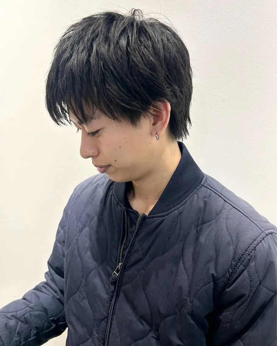 ショート メンズ カット 田中 遥陽のヘアスタイル