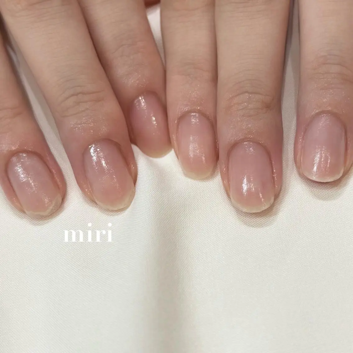 ネイル ハンドネイル 新宿代々木/キレイめ ちゅるん/miriのネイルデザイン