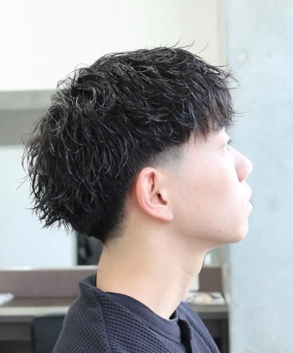 ショート パーマ メンズ 💈メンズカット パーマ💈耕世のヘアスタイル