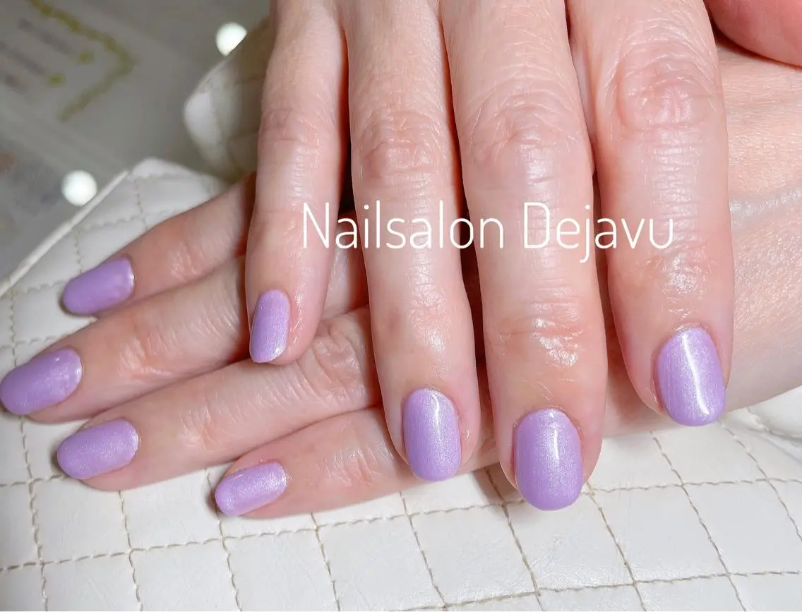 ネイル アートネイル ジェルネイル ワンカラーネイル シンプルネイル ハンドネイル Nail salon Dejavu 🌿のネイルデザイン