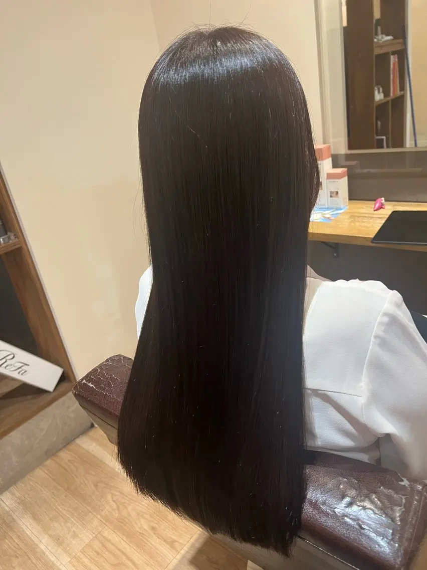 ロング カラー ヘアカラー トリートメント たけだ れなのヘアスタイル