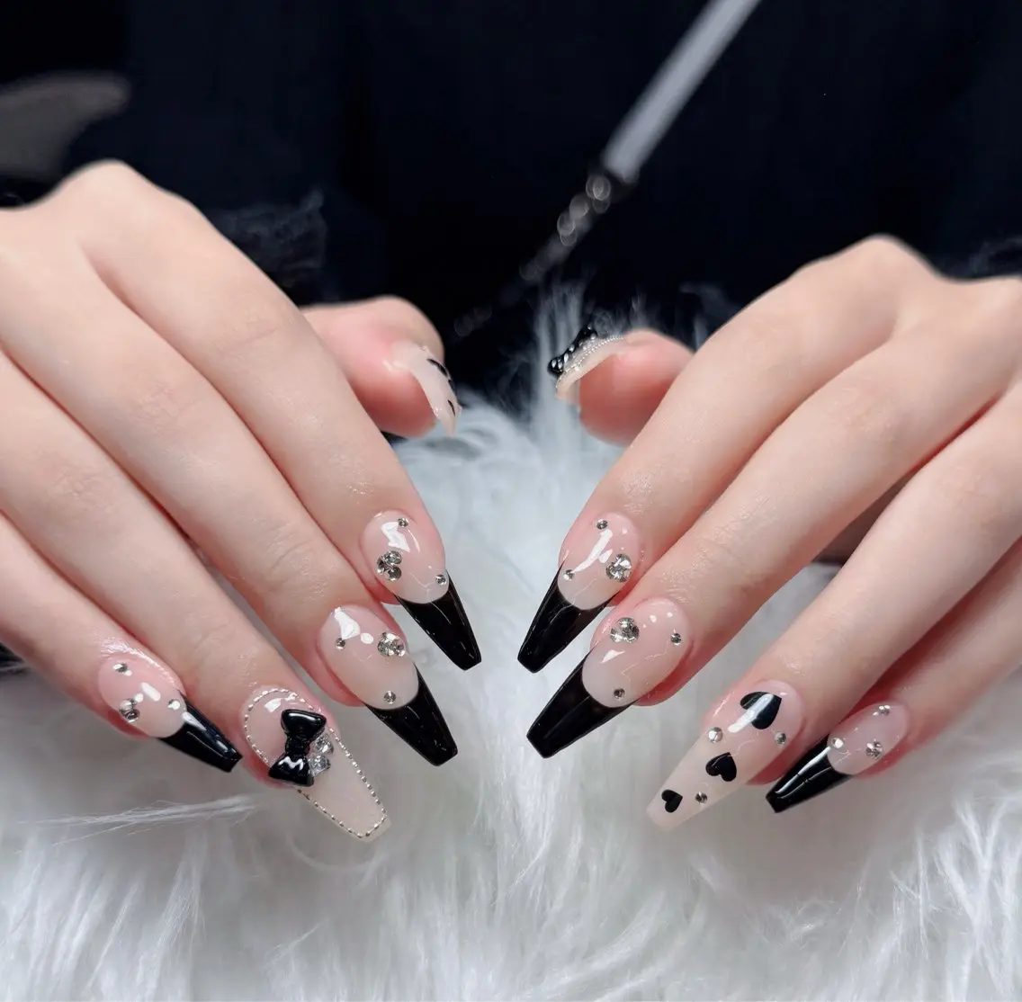 ネイル アートネイル フレンチネイル ジェルネイル 韓国ネイル マグネットネイル ハンドネイル Lenie Nail Okuboのネイルデザイン
