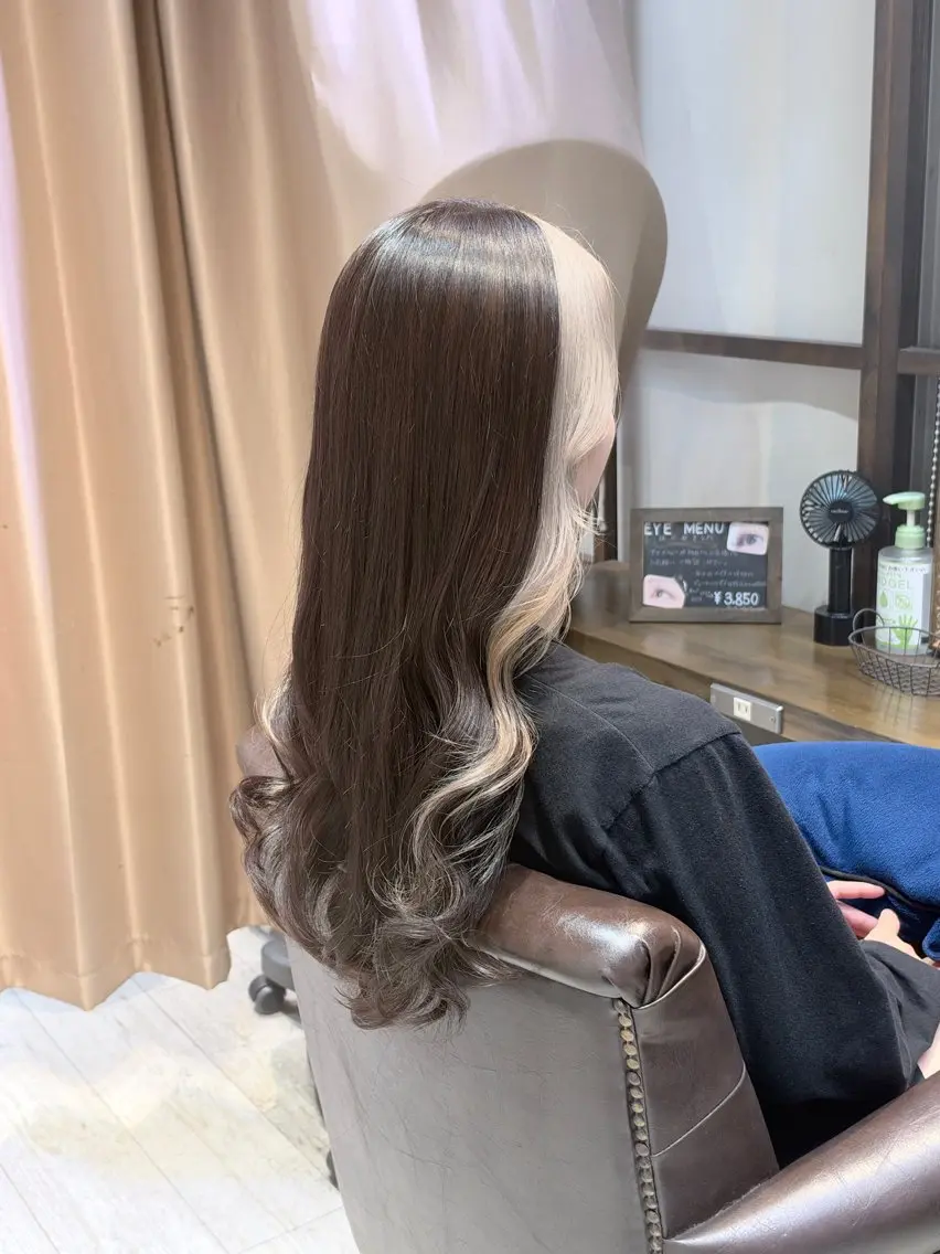 カラー ミストバング ベージュカラー 透明感カラー ダークグレー ダークグレージュ カット ヘアカラー ✨韓国風ブリーチ✨ 髪質改善✨ミヤタのヘアスタイル