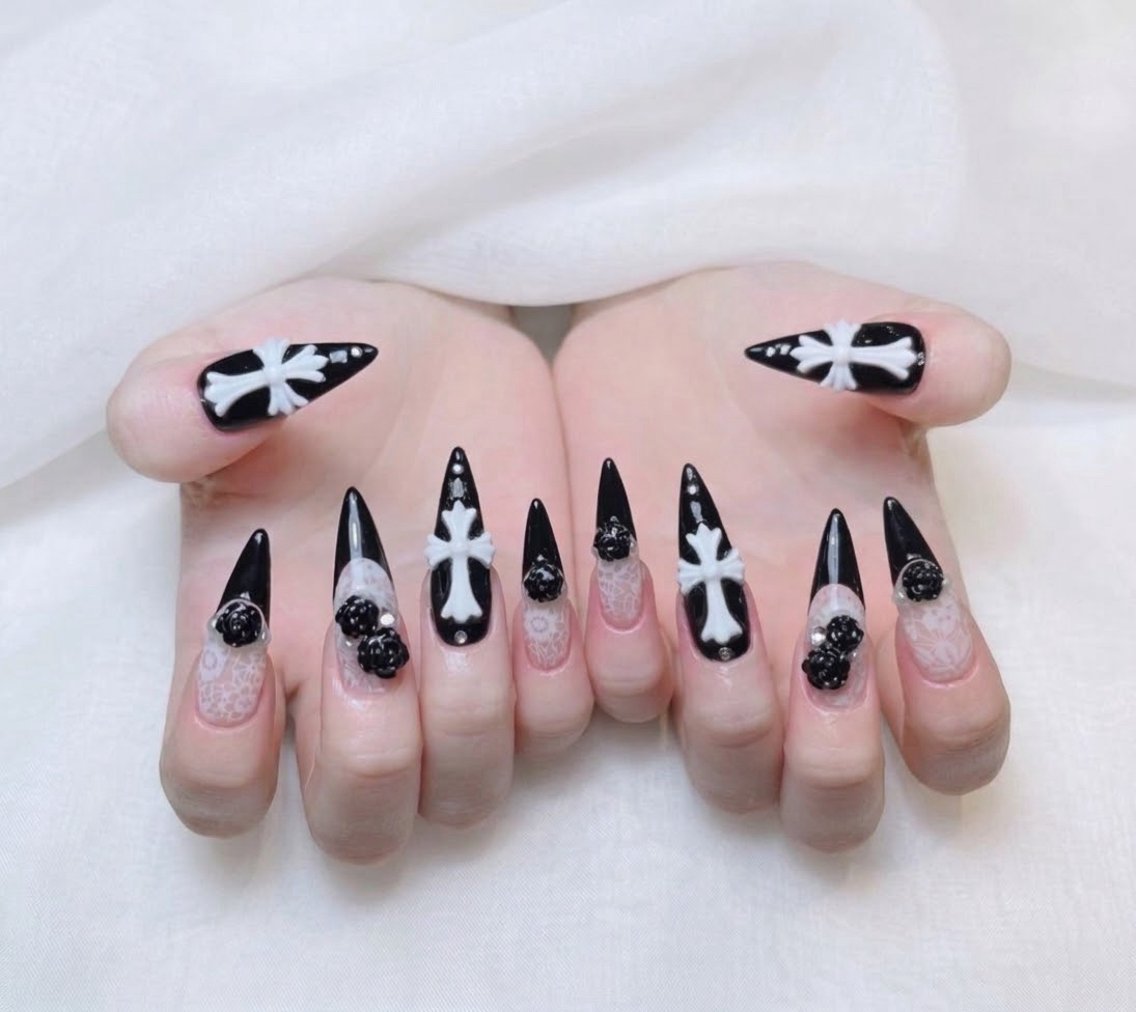 ロング 韓国風ヘア ロング ハンドネイル ハンドケア CHIBI NAIL SALON 船橋のネイルデザイン