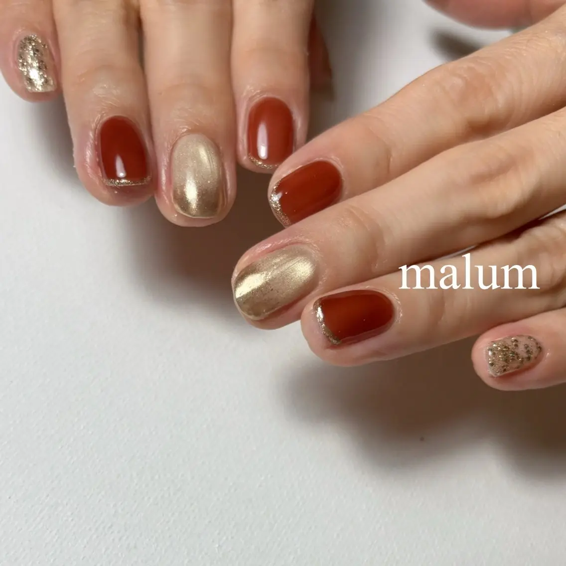 ネイル ハンドネイル malum nailのネイルデザイン