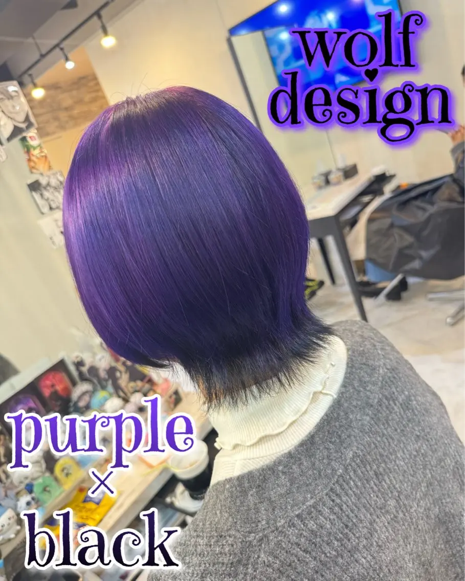 ショート カラー ウルフカット カット ヘアカラー 派手髪/ハイトーン/ エクステ✨ユウキのヘアスタイル