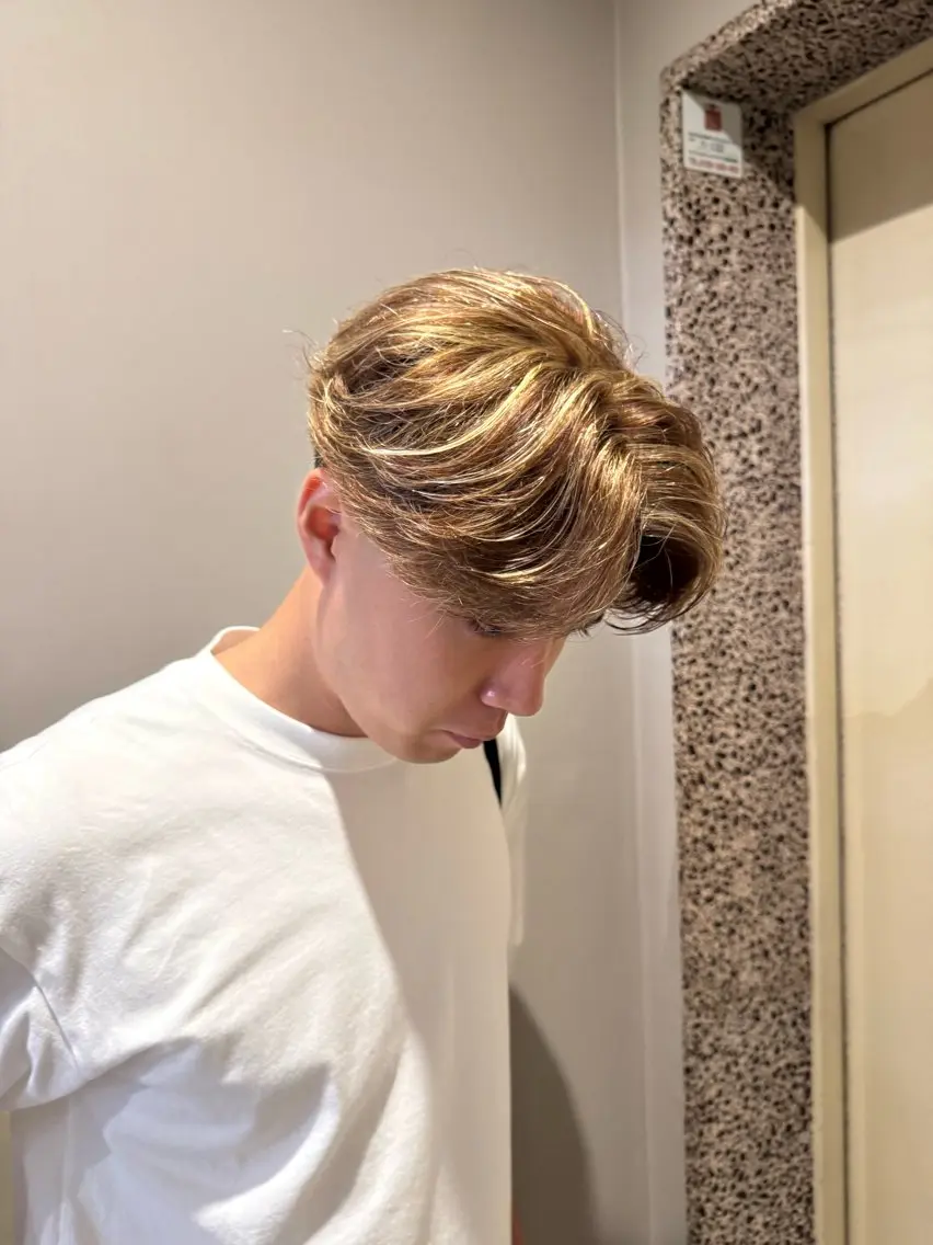 カラー パーマ ツイスパ/シャドウ MANARUのヘアスタイル