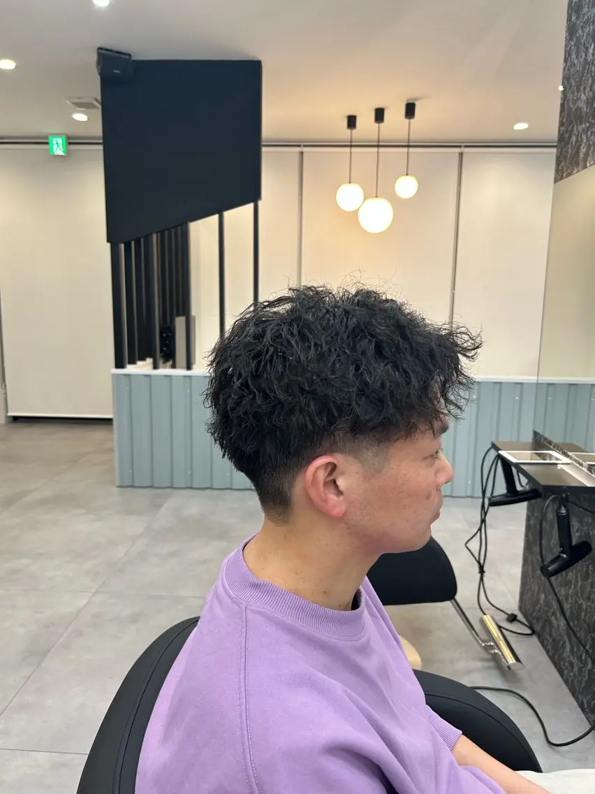 メンズ メンズパーマ 山田 航平のヘアスタイル