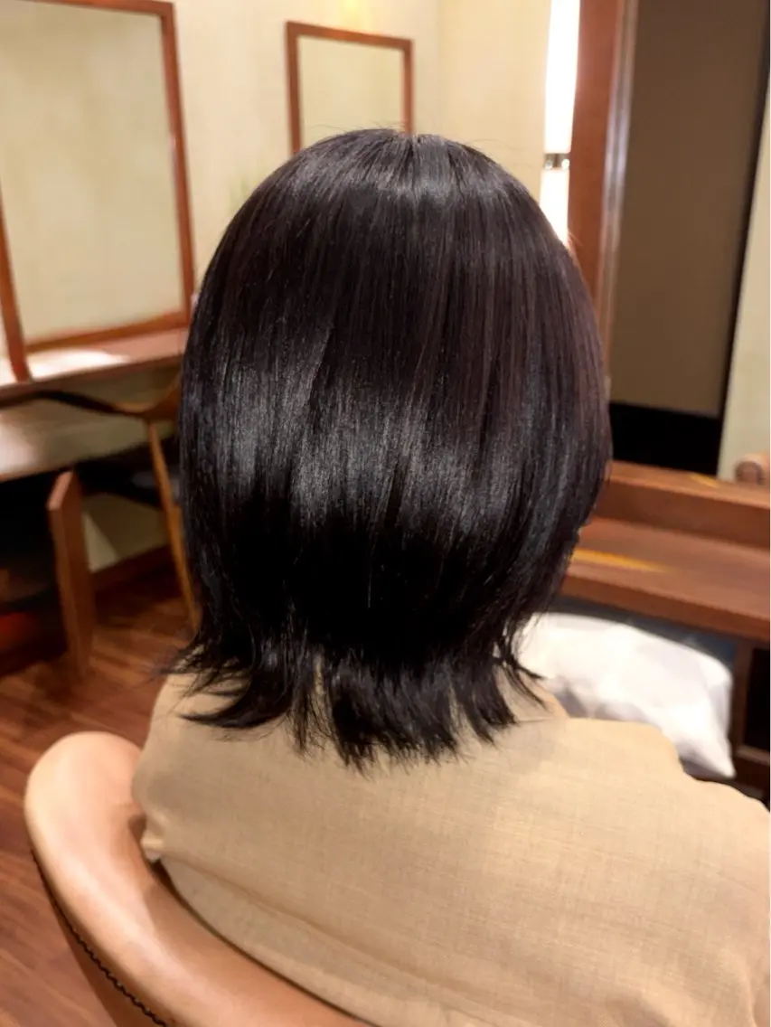 ミディアム 似合わせ/たにざわ しんごう≫南草津のヘアスタイル