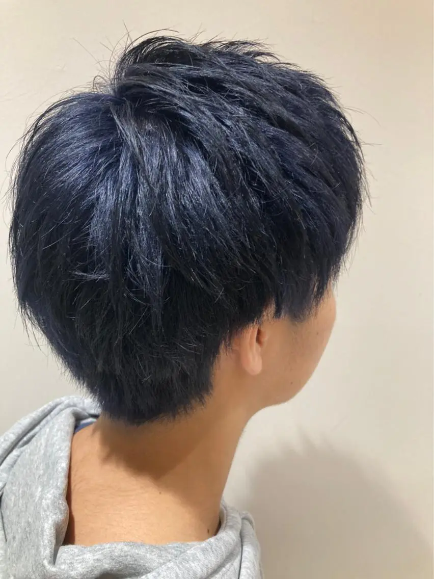 メンズ限定☆カット+カラー☆イルミナ/THROW🎨 #マッシュ #刈り上げ #束感 #フェードの写真
