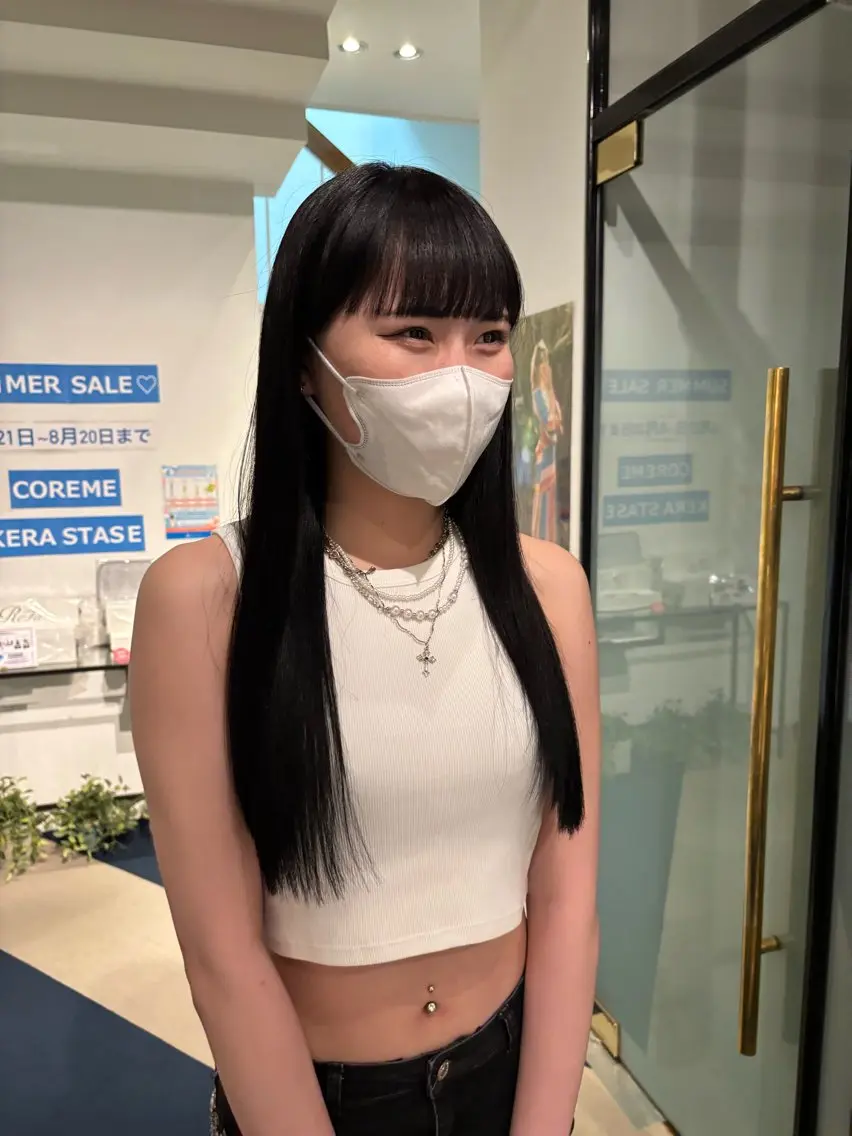 ロング カラー カット ワタナベ イオリ🧼のヘアスタイル