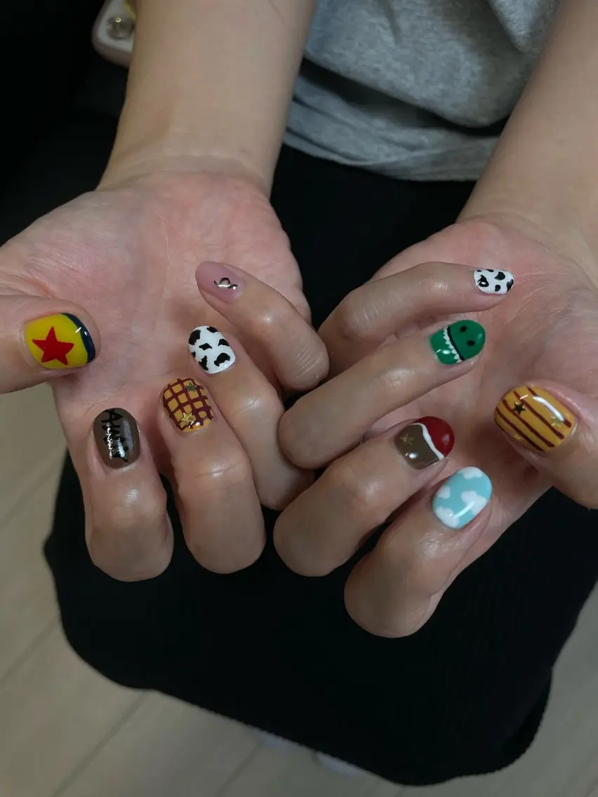 ネイル ハンドネイル nail salon 3🌞越谷のネイルデザイン