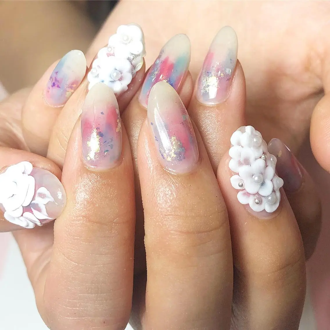 ネイル フラワーネイル ハンドネイル ネイルサロン Sweetのネイルデザイン