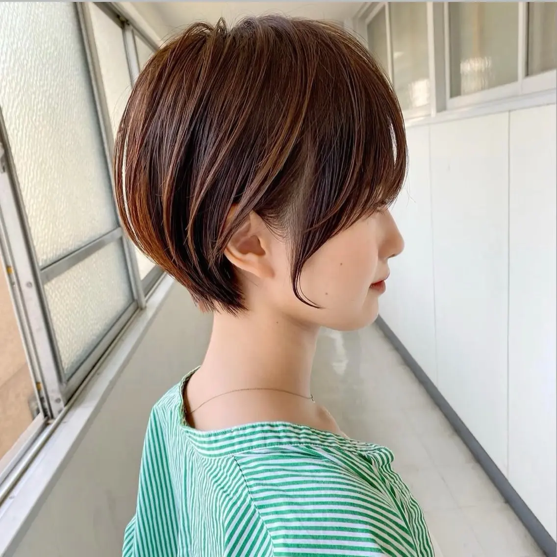 ショート yuka♡/暖色系/ ブリーチなしWカラーのヘアスタイル