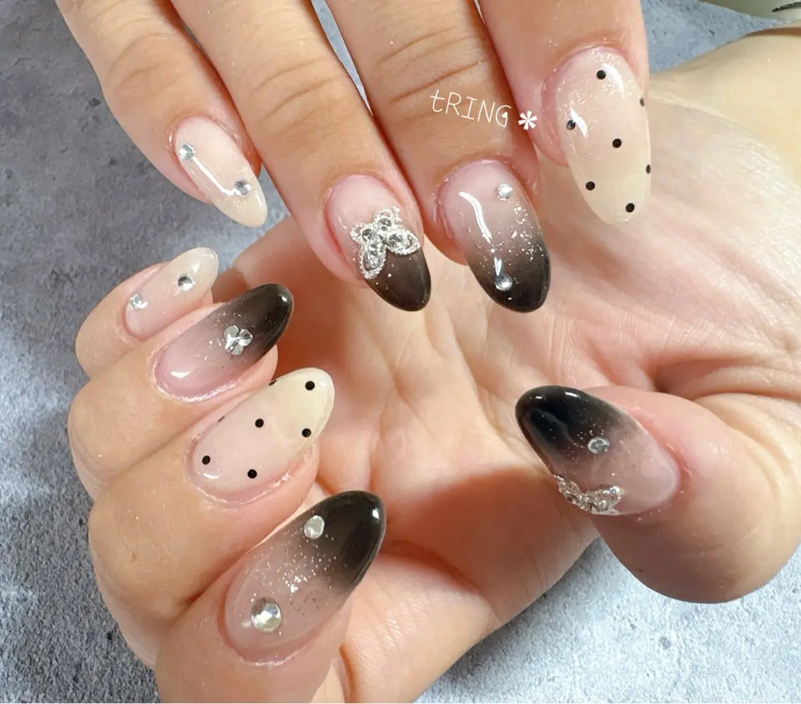 ネイル 持ち込み ハンドネイル tRING＊ しいの木台のネイルデザイン
