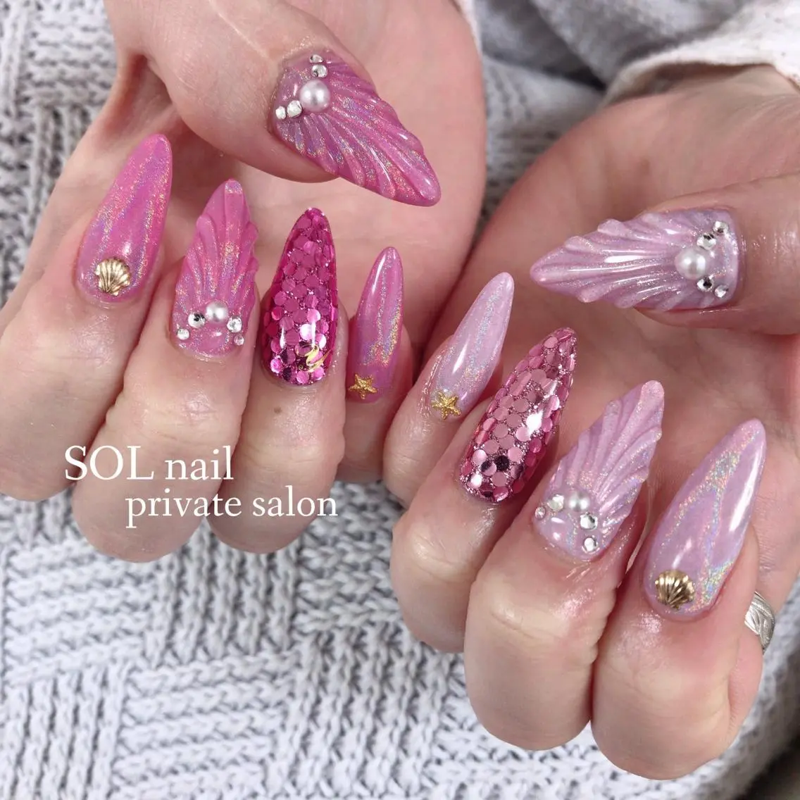 ネイル ハンドネイル SOL NAILのネイルデザイン