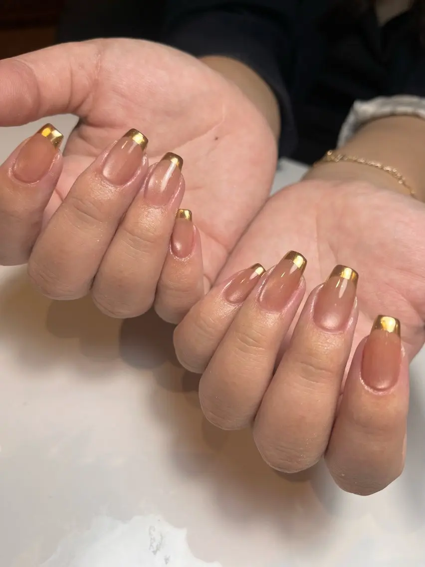 ネイル フレンチネイル ミラーネイル ballie／小野原 なつみのネイルデザイン