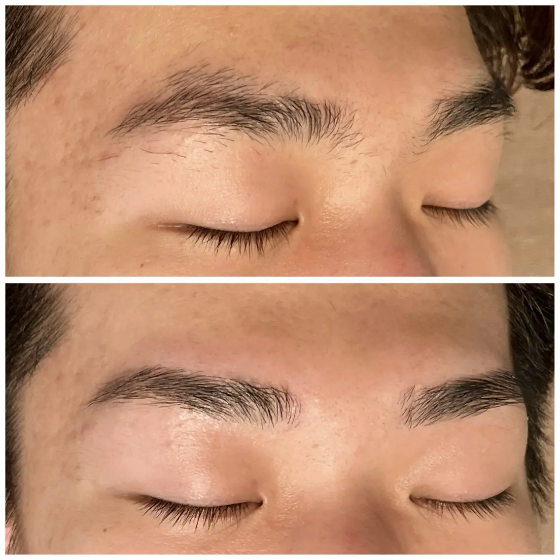 骨格に合わせたデザイン眉Wax(カット、間引き込み)10分ヘッドマッサージ付💠口コミ必須特別価格💠の写真