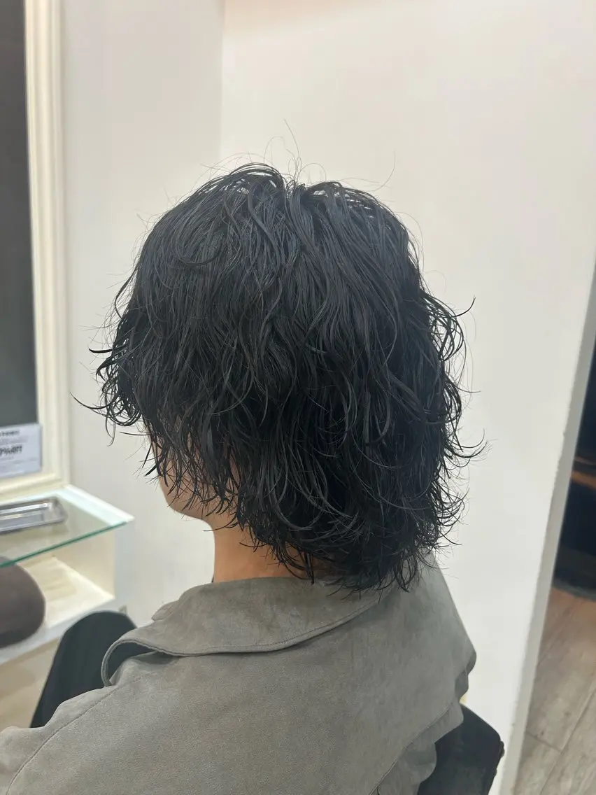 メンズ カット パーマ 💎イシヅカ ココロ💎のヘアスタイル