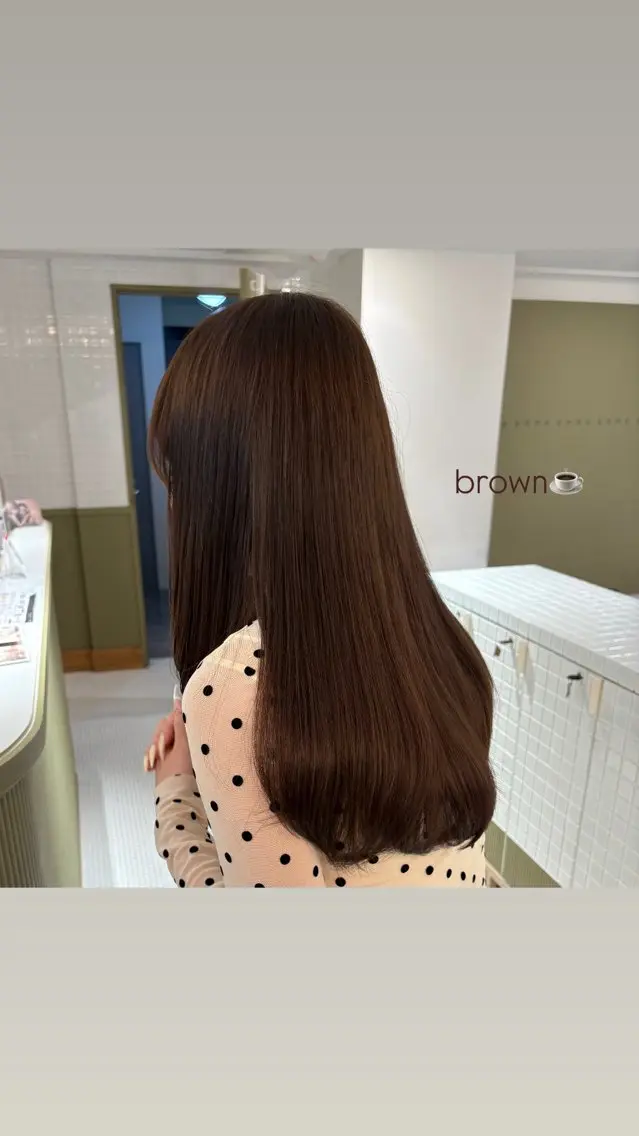 ロング カラー カット ヘアカラー ☕️NOA / レイヤーカット🍮のヘアスタイル