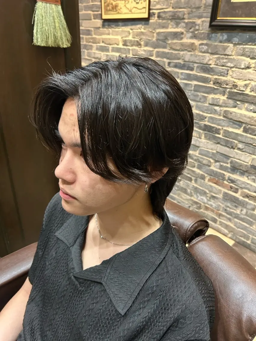 ミディアム ミディアムパーマ 佐藤 功樹のヘアスタイル