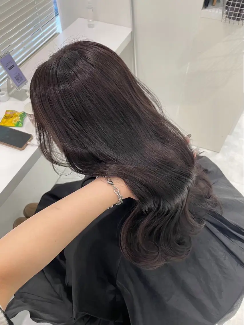 ロング カラー ケアカラー ロング カット ヘアカラー 🐺韓国風メンズ特化 あさひ🐺のヘアスタイル