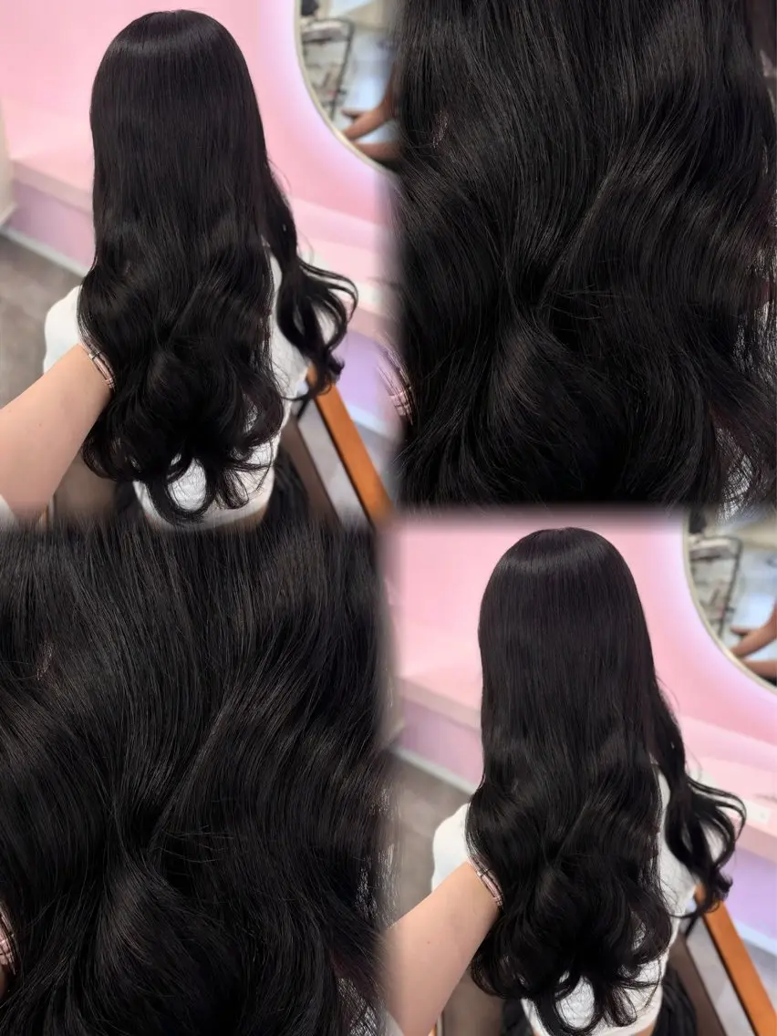 ロング カラー ディープラベンダー ラベンダーカラー カット ヘアカラー トリートメント ヘッドスパ 𝑴𝒊𝒌𝒖💝 透明感モテカラーのヘアスタイル