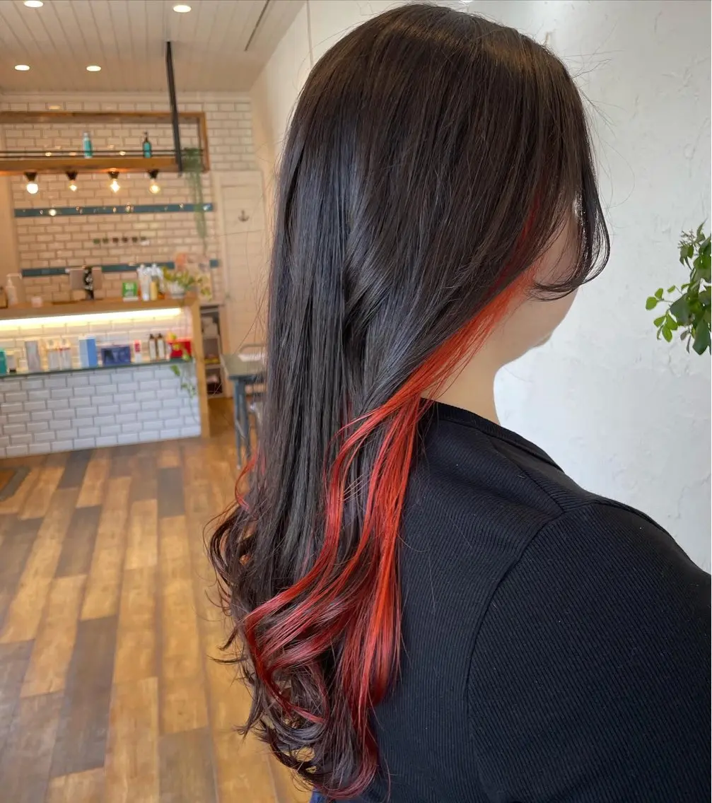 ロング カラー ヘアカラー 🌸小掛🌸 豊橋外国人風カラーのヘアスタイル