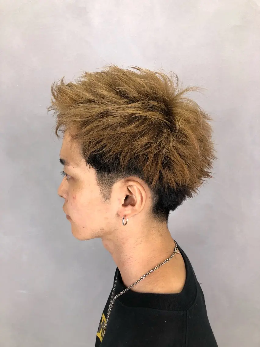 カラー メンズ ハイライトモデル✂︎ カラー特化✨ひかり/のヘアスタイル