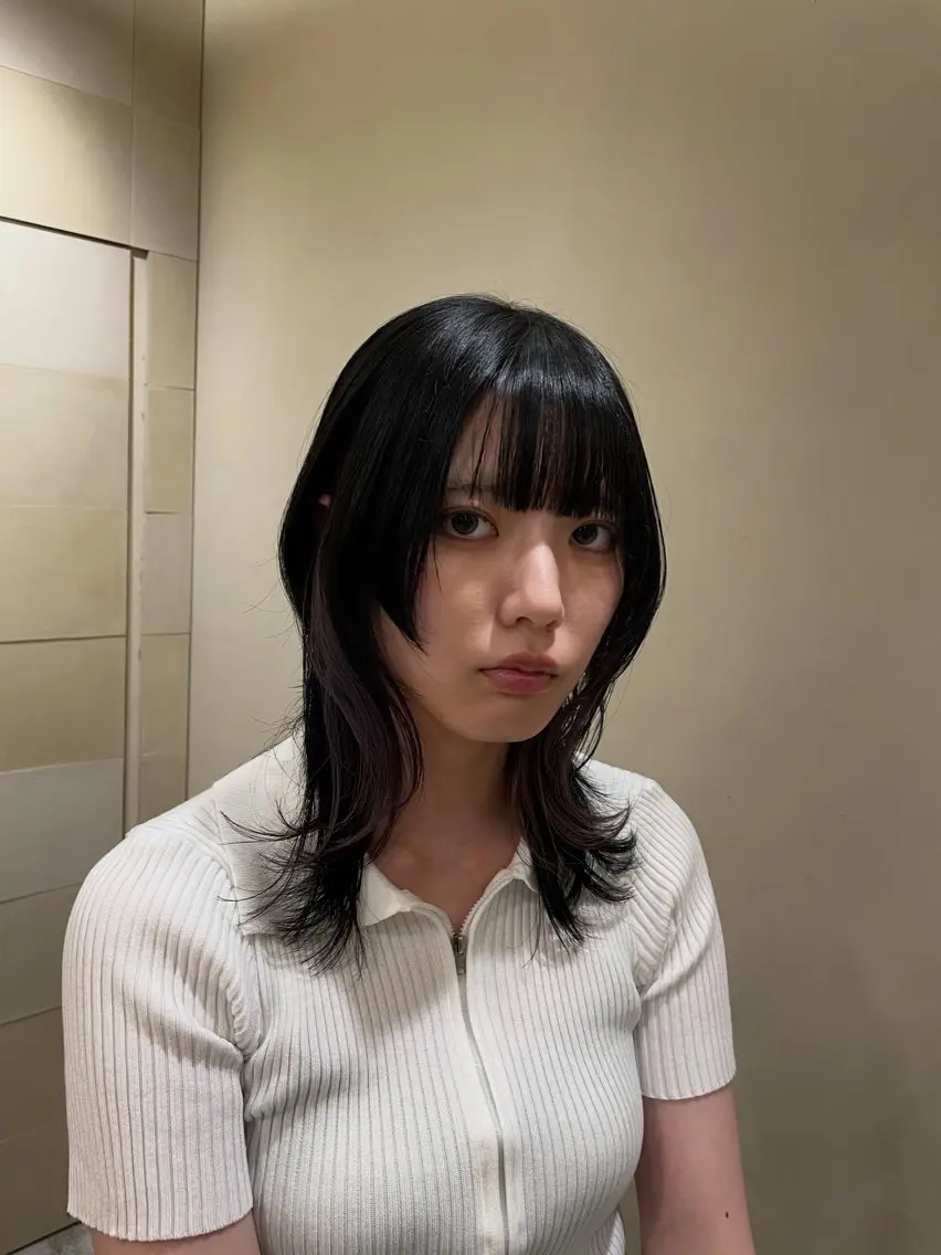 ミディアム カラー カット ヘアカラー HERMITAGE/ chihiroのヘアスタイル