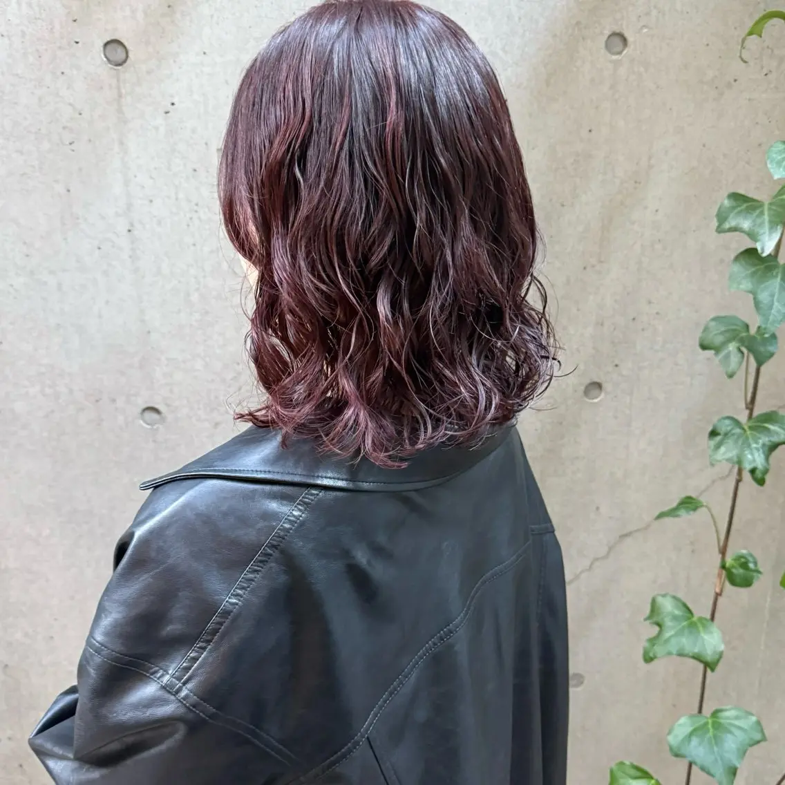 ミディアム カラー パーマ 大橋 芽衣のヘアスタイル