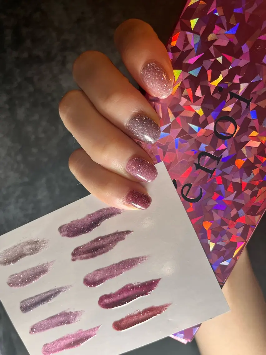 ネイル フラッシュネイル キラキラネイル ラメ(グリッター) ワンカラーネイル シンプルネイル RIONnail Yurikaのネイルデザイン