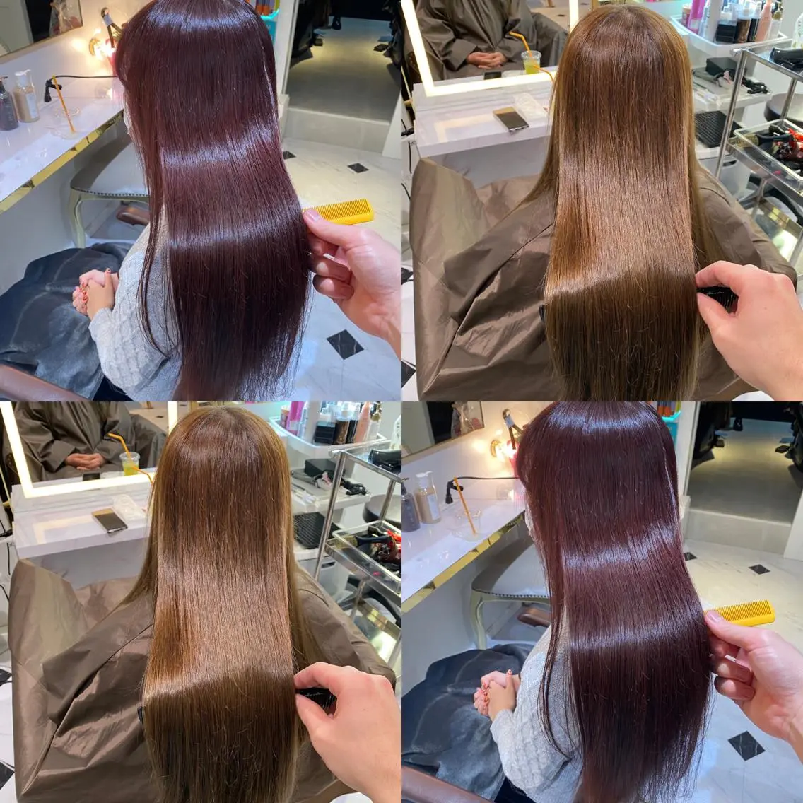 ロング カラー 髪質改善 カット ヘアカラー トリートメント 梅田中崎町髪質改善 /オキヒロト/エコルのヘアスタイル