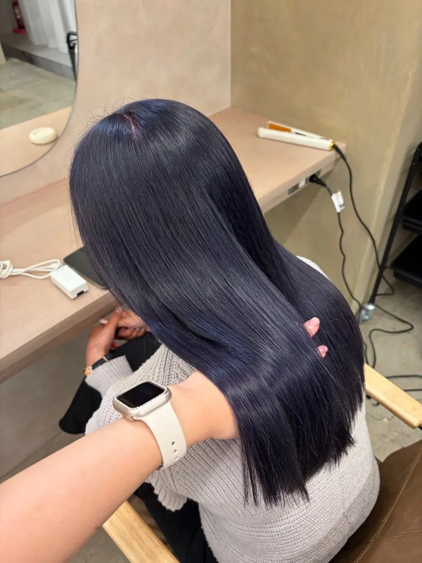 ロング カラー カット ヘアカラー 明賀　瞳 /みょうが　ひとみのヘアスタイル
