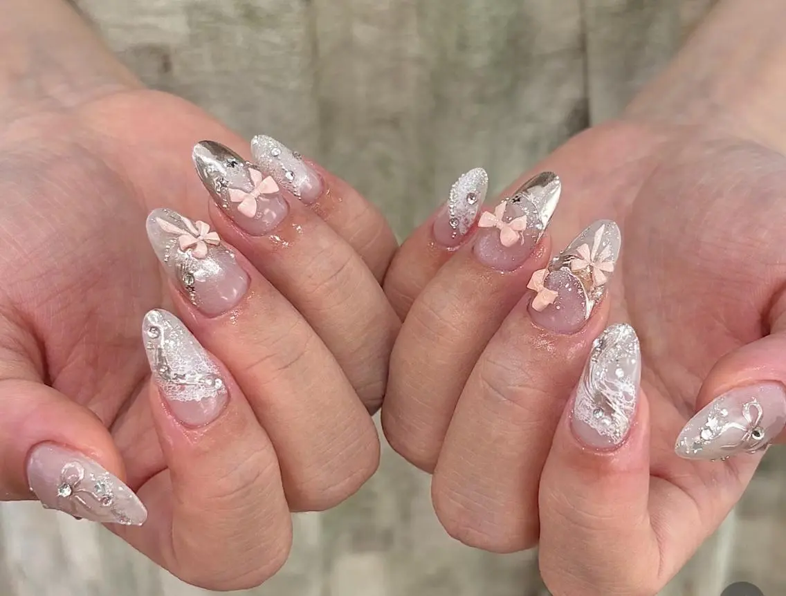 ネイル ハンドネイル 🎀 Ayaka_nailのネイルデザイン