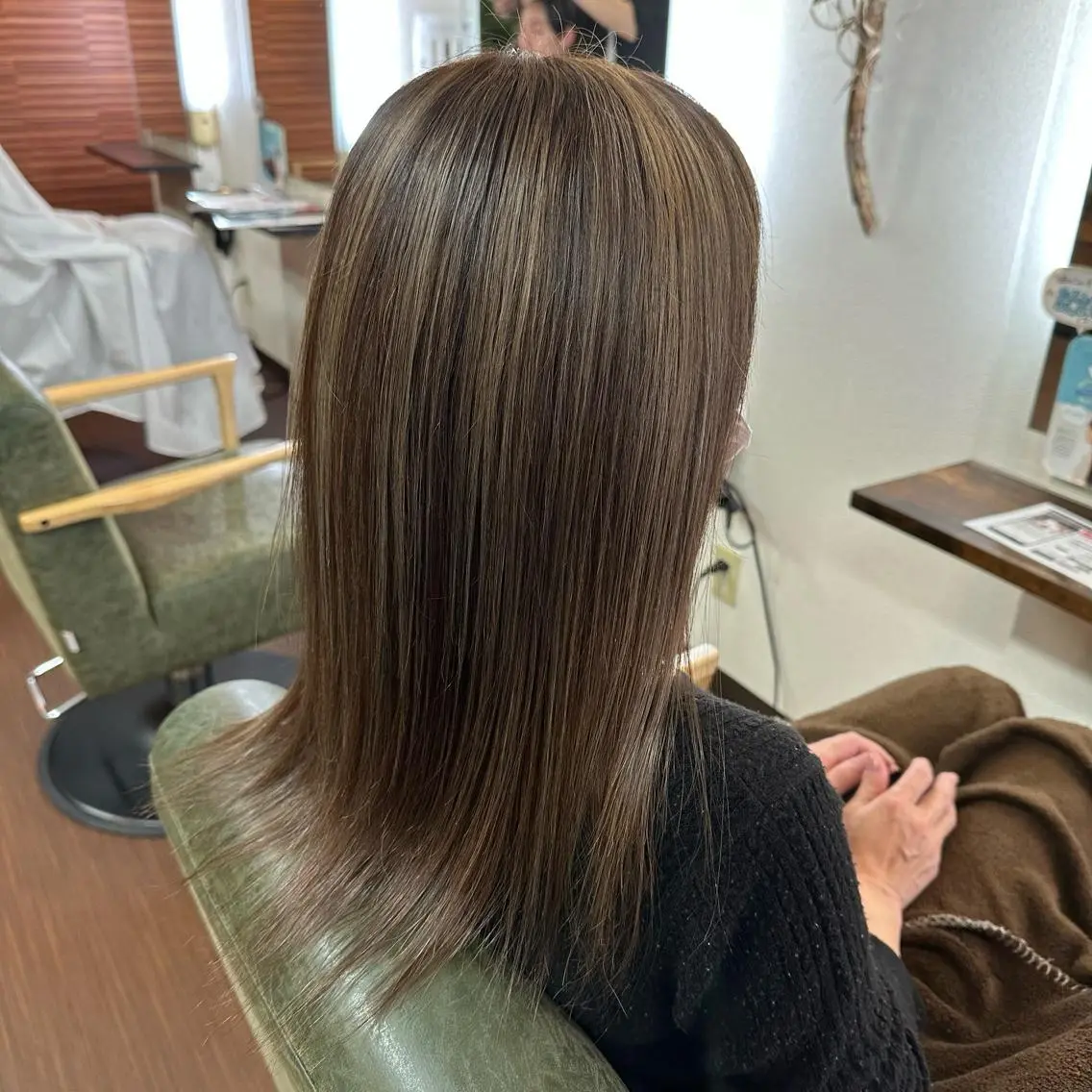 ロング カラー ハイライトカラー ハイライト ヘアカラー トリートメント 💜推しインナー カラー/菊池柊真💜のヘアスタイル