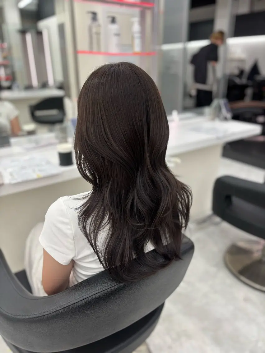 ロング カラー カット ヘアカラー 🤍レイヤー/顔周り /hirari🤍のヘアスタイル