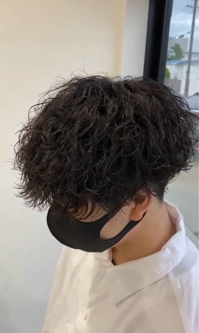 【新規限定🉐🉐🉐】人気No.1👑men'sカット+パーマの写真