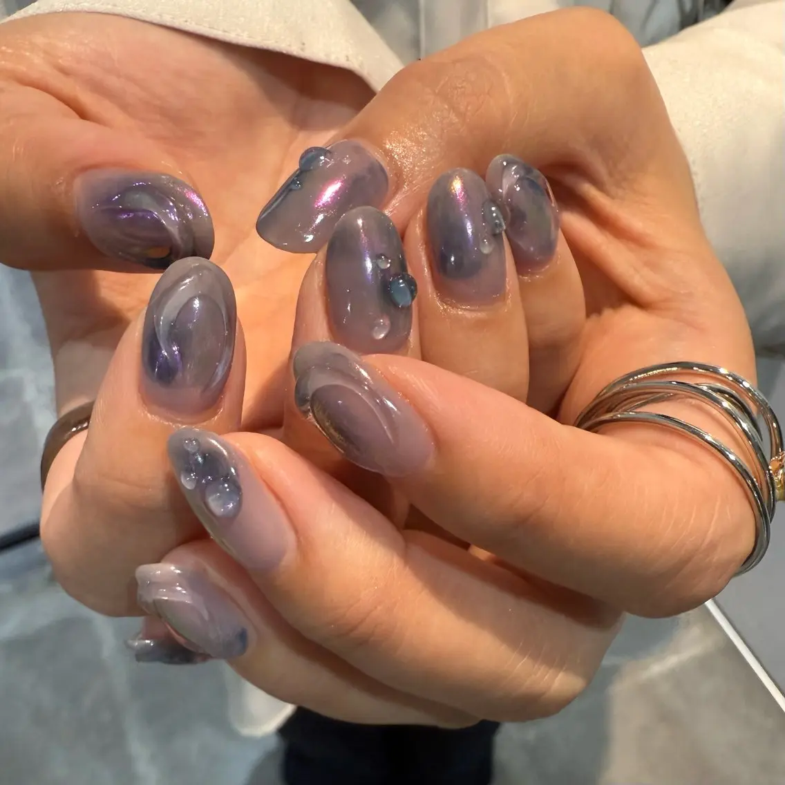 ネイル ニュアンスネイル ハンドネイル 《ニュアンスネイル》 risaのネイルデザイン