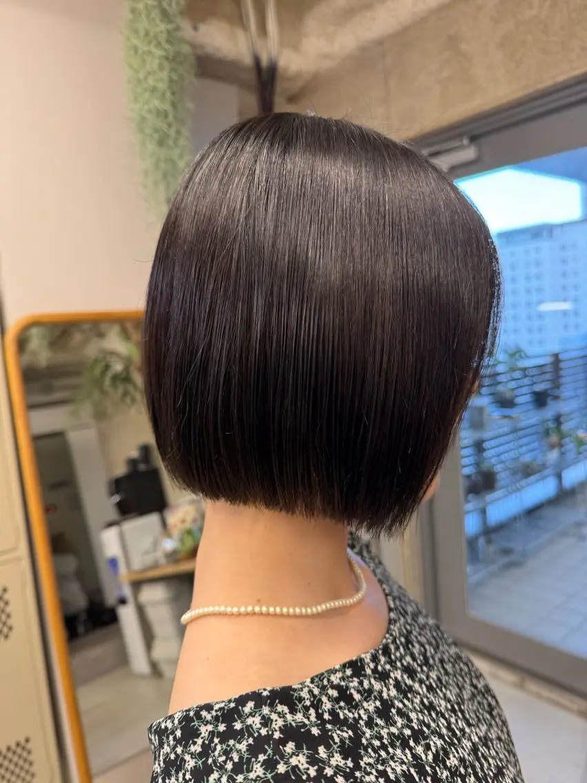 ショート カラー ボブ カット ヘッドスパ chim _SiLOのヘアスタイル