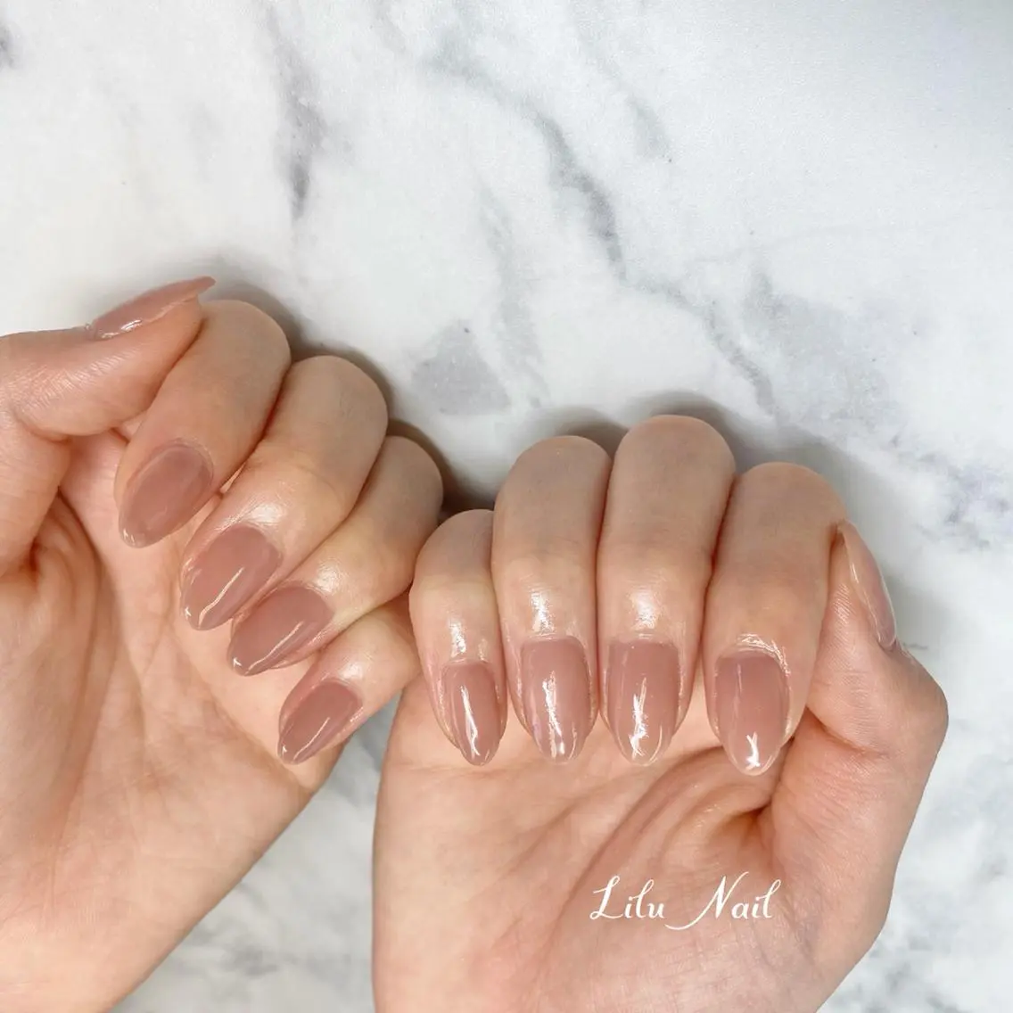 ネイル ワンカラーネイル モチの良さ◉ フィルインネイル♡のネイルデザイン